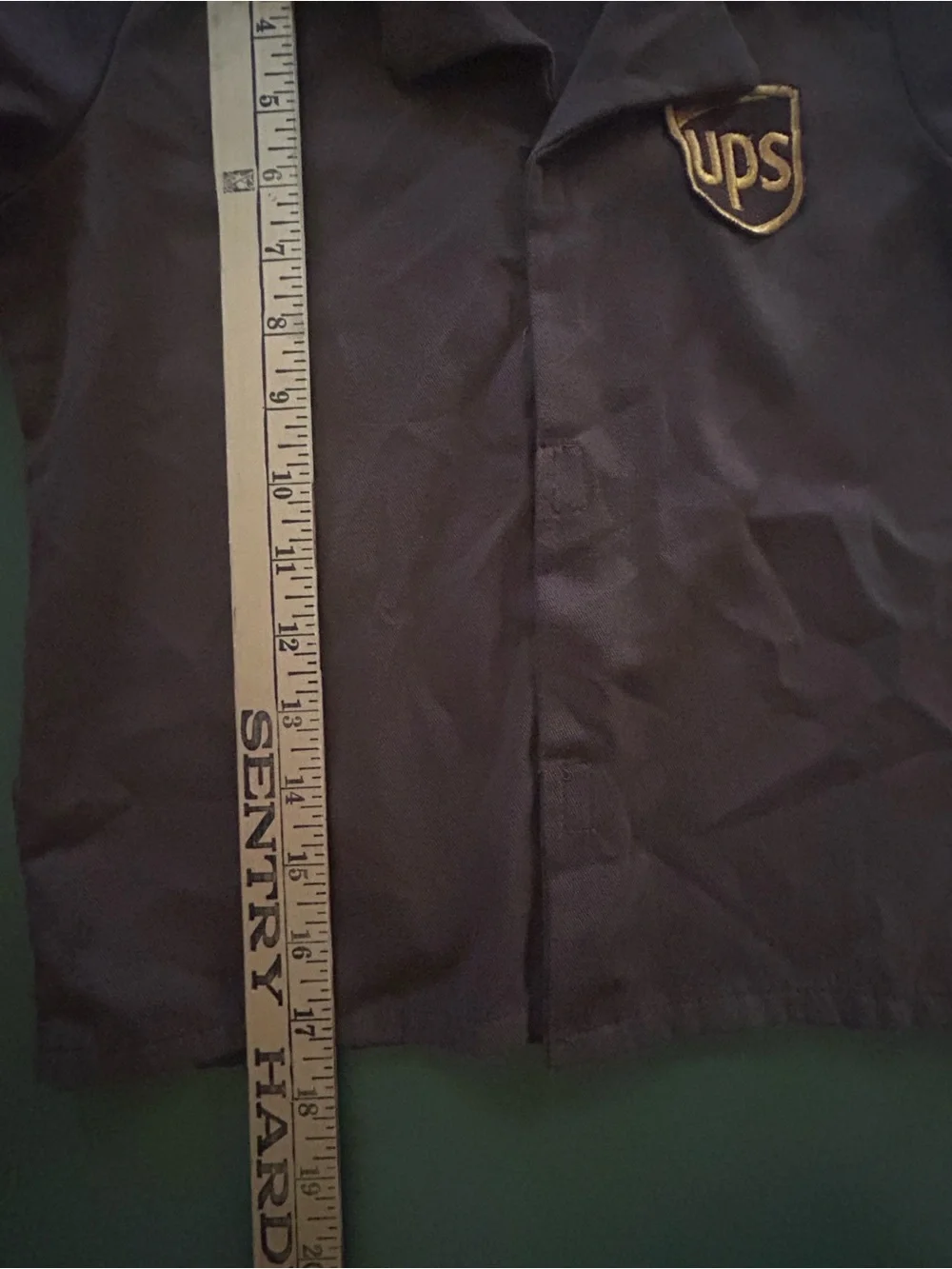 UPS Guy Costume for Toddler Size Large (4-6) Shirt Pants Cap Halloween Dress Up